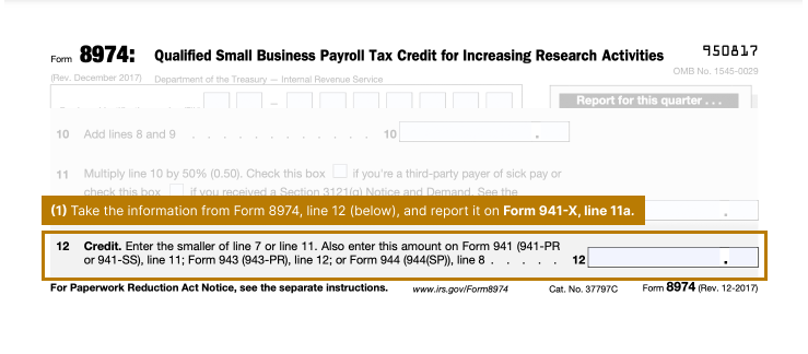 How to File a Late 8974 if You Elected To Claim the Payroll Credit